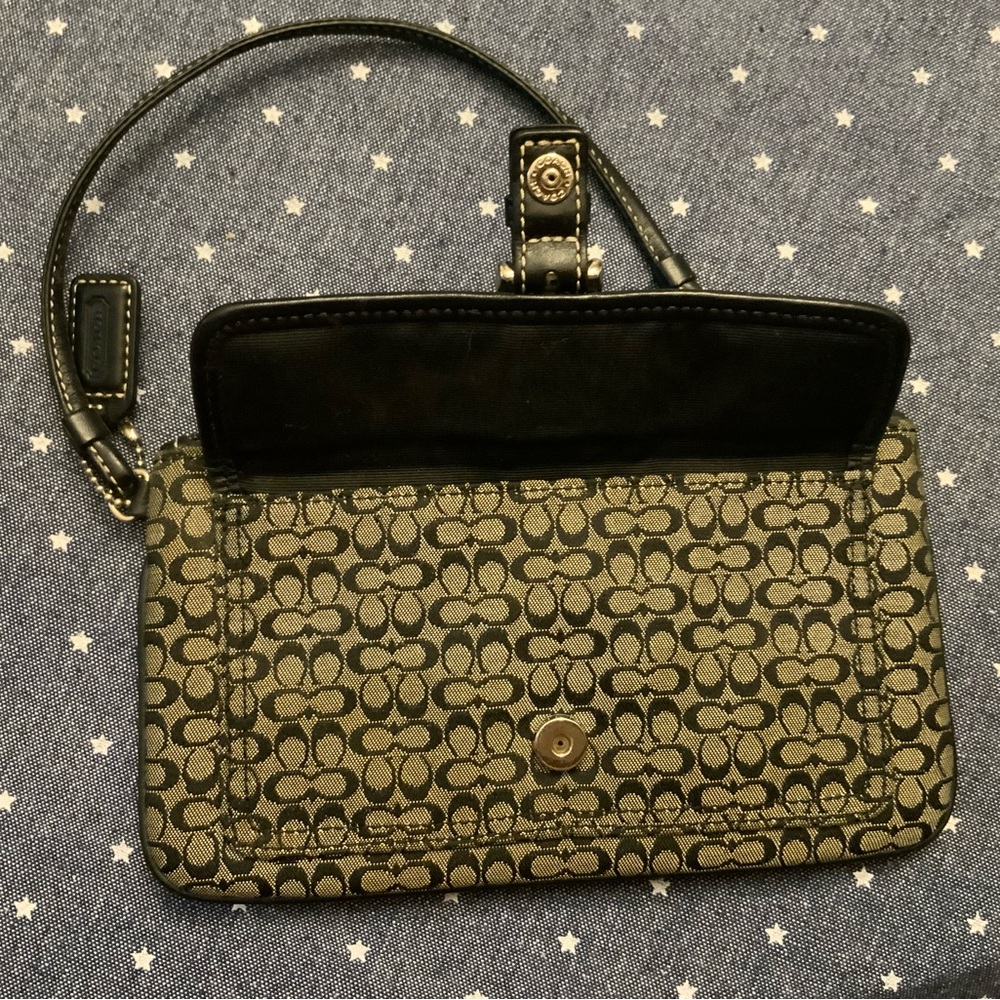 Coach wristlet grey & black - Picture 3 of 5